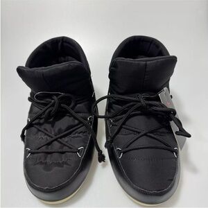 Moon Boot Black Snow Boots